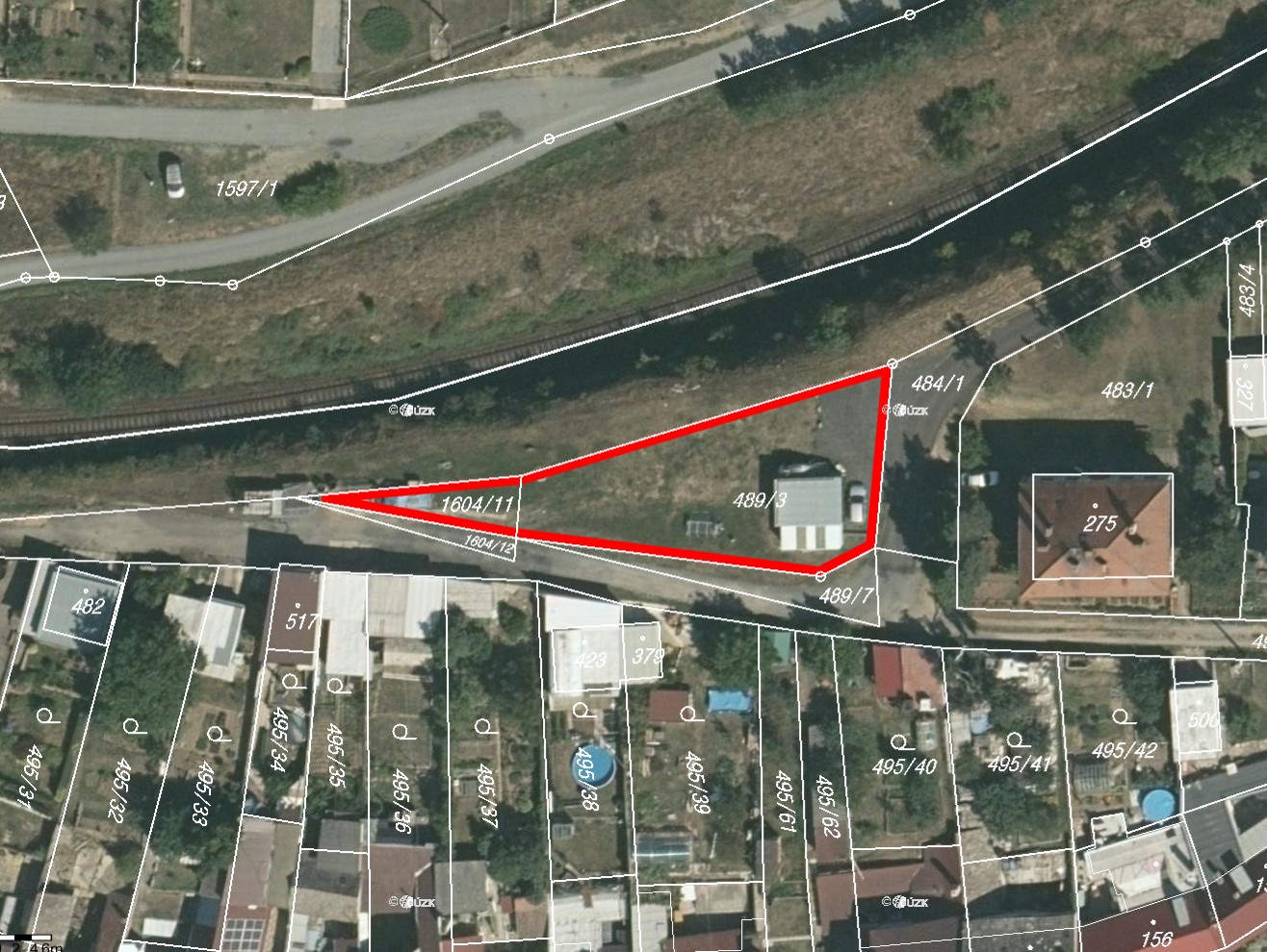 Prodej pozemku parcelní číslo 489/3 a pozemku parcelní číslo 1604/11, oba v katastrálním území Vladislav