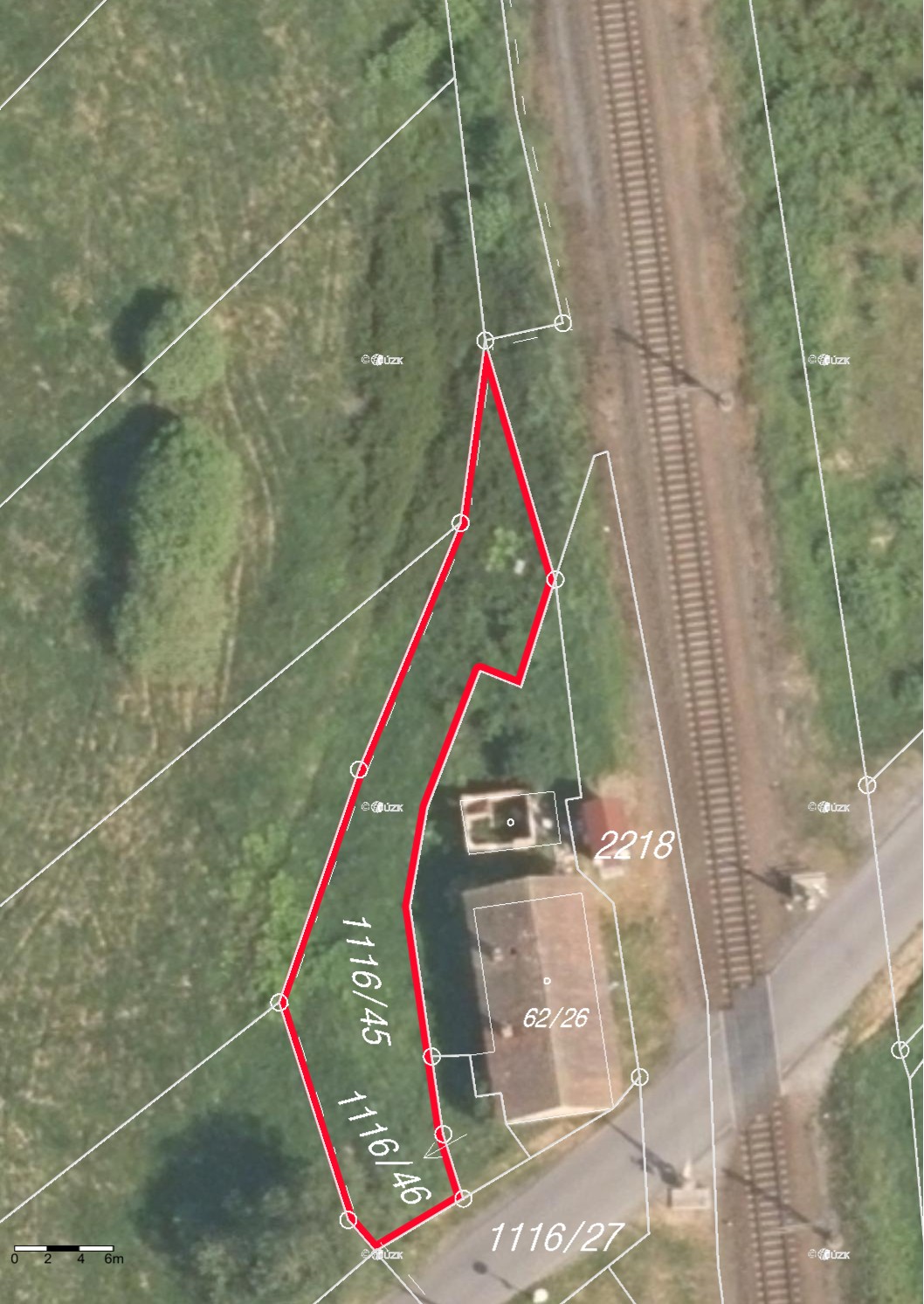 Prodej pozemku parcelní číslo 1116/45 v katastrálním území Úšovice