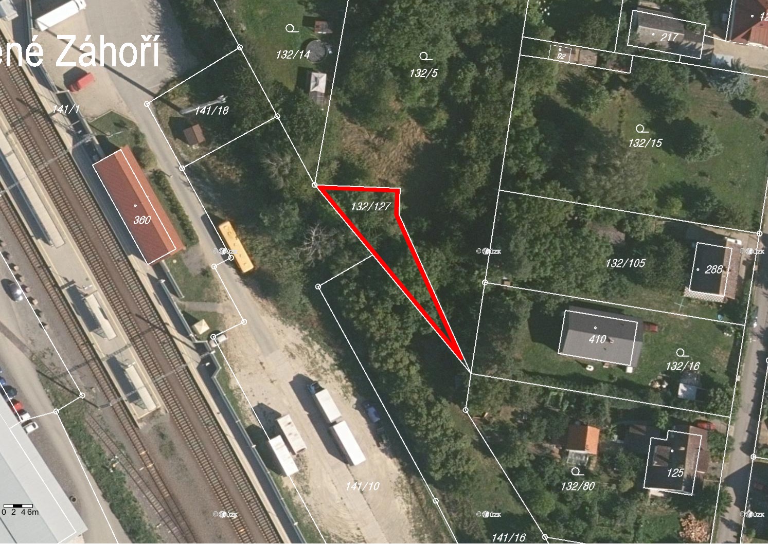 Prodej pozemku parcelní číslo 132/127 v katastrálním území Červené Záhoří